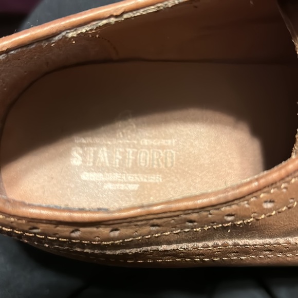 Stafford Brand Mens dress shoes size 10m - Picture 3 of 4